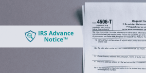 track IRS transcript changes